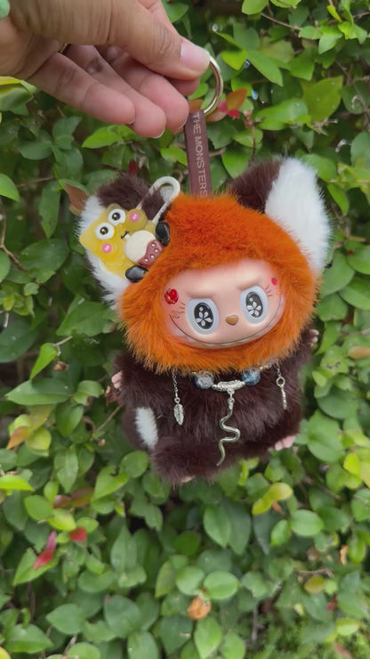 Red Panda Custom Handmade Fluffy Labubu