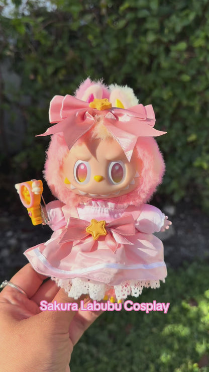 Sakura Card Captures Doll Anime Costume Cosplay Clothes 17cm