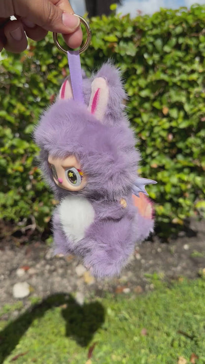 Purple Dragon with Wings Custom Handmade Doll