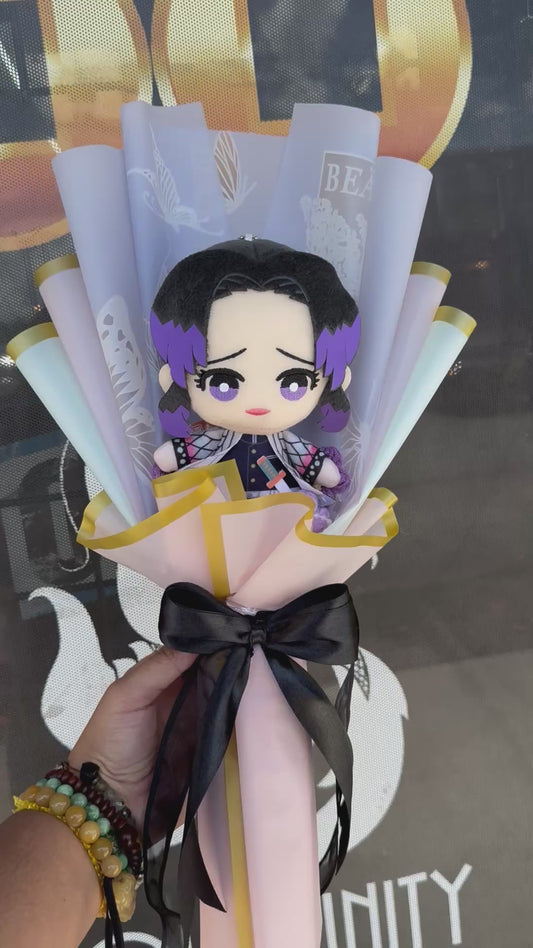 Medium Shinobu Kocho Hashira Demon Slayer Japanese Plush Bouquet