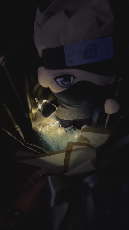 Japanese Plushie Kakashi Light Up Demon Slayer Plush Bouquet