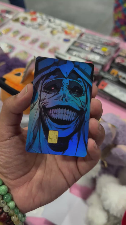 Solo Leveling Holographic Credit Card Sticker